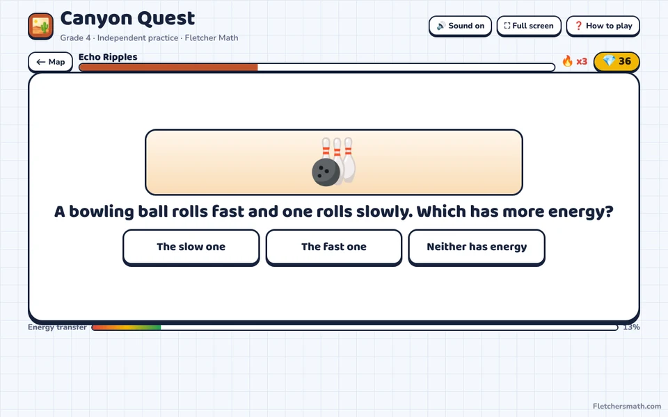 Screenshot of Canyon Quest