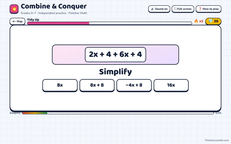 Screenshot of Combine & Conquer