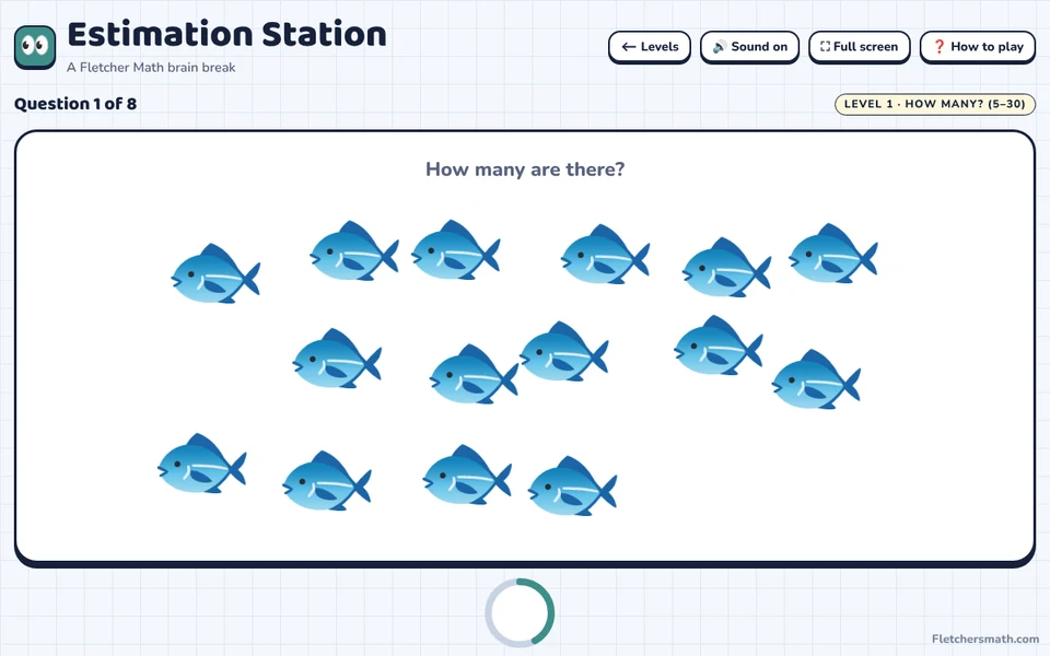 Screenshot of Estimation Station