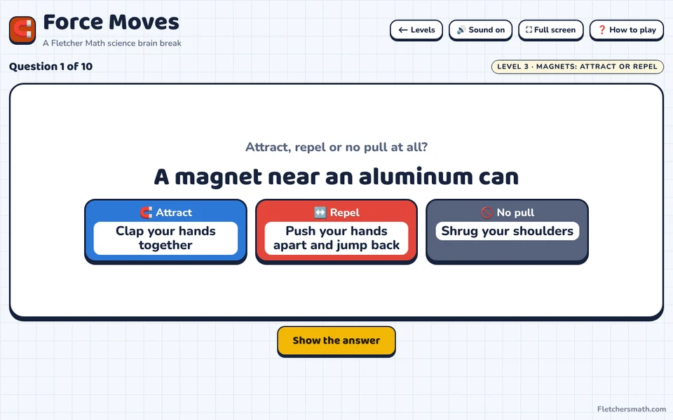 Screenshot of Force Moves