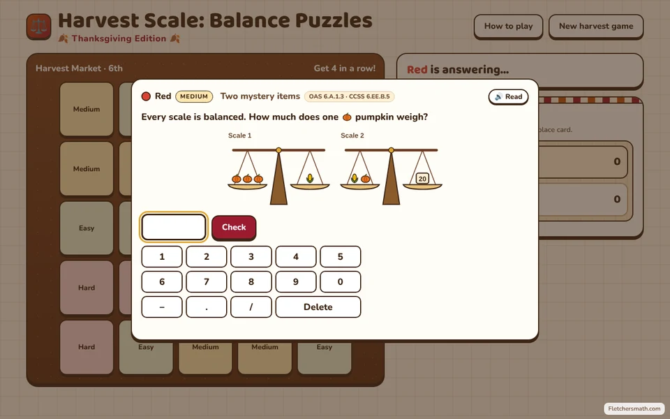 Screenshot of Harvest Scale