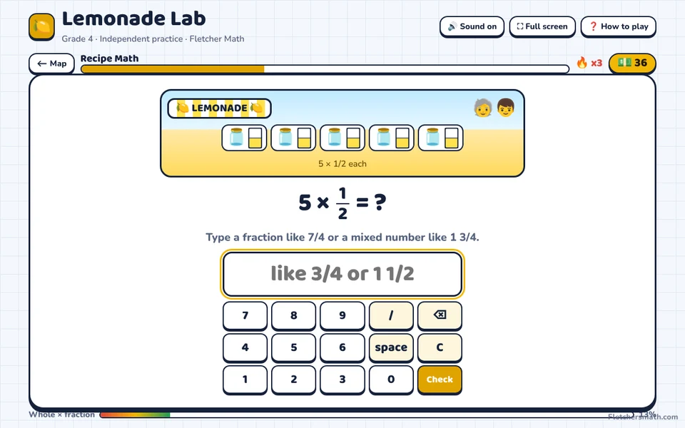 Screenshot of Lemonade Lab
