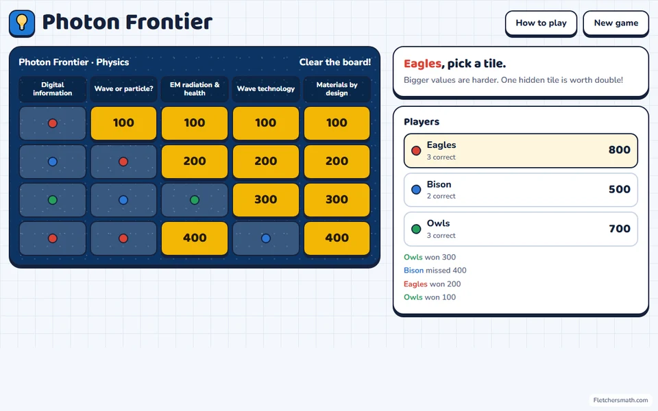 Screenshot of Photon Frontier in the middle of a game