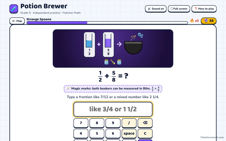 Screenshot of Potion Brewer