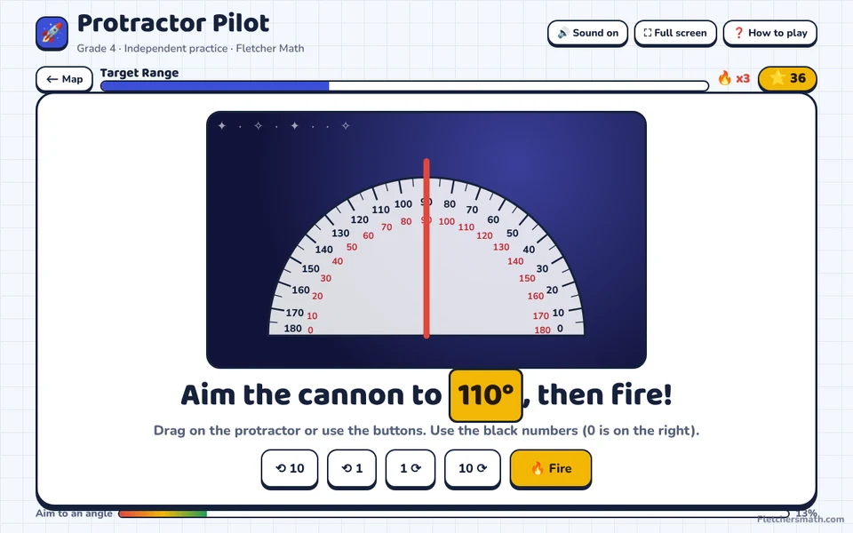 Screenshot of Protractor Pilot