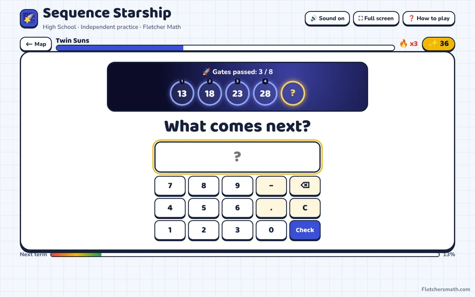 Screenshot of Sequence Starship